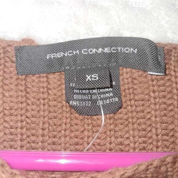 FRENCH CONNECTION MULTI COLORS SWEATER WOMEN SIZE XS OVERSIZE NEW - Picture 3 of 6